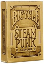 Jeu de 54 Cartes Steampunk Gold - Bicycle FR Bicycle