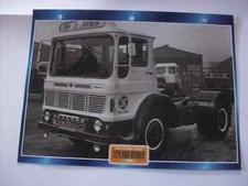 CARTE FICHE CAMION TRACTEUR