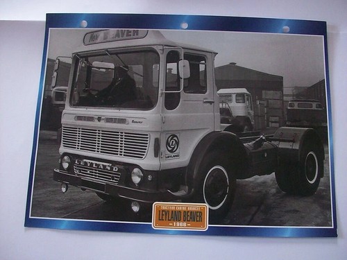 Carte fiche camion tracteur - carte,
