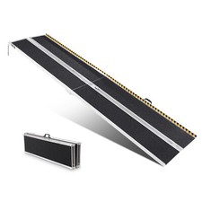 VEVOR Rampe de fauteuil roulant pliante de seuil alu portable 304,8 cm 363 kg