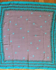  Foulard  Scarf Sciarpa 100% Soie Seide Silk Seita CHANEL