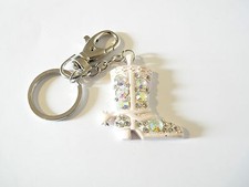 PORTE CLE BOTTE AVEC STRASS