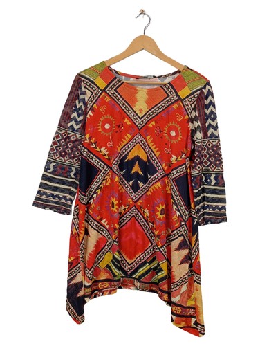 Desigual chemisier femme rouge - chemisier,