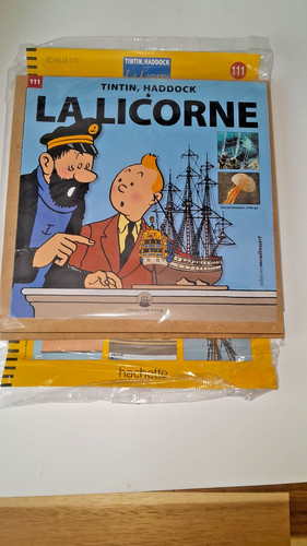 Tintin construire licorne - tintin, la