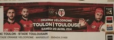 4 places pour le match rugby Toulon Toulouse