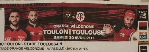 Places pour match - 4, rugby
