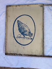 ENSEIGNE PUBLICITAIRE  double face à potence , peinte à la main DUQUESNE