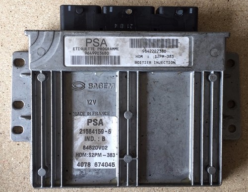 Calculateur citroen 4 - c3, 1.4