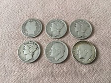 USA 6 Pièces Argent One Dime