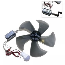 Générateur d'éolienne à manivelle 12V 80W pour applications domestiques et e