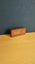 Réveil numérique bois - réveil,