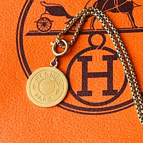 Collier pendentif hermes - collier,