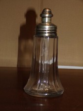 Sucrier saupoudreuse en verre bec inox ( 16,5 cm de haut )