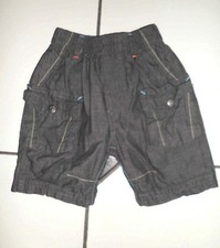 PANTALON BEBE GARCON GRIS MARQUE ORCHESTRA T.9/12 MOIS OU 71 CM 100% COTON