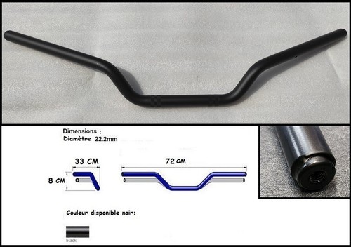 Guidon acier type origine - guidon,