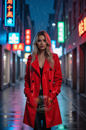 Sexy woman sleek cyberpunk - woman,