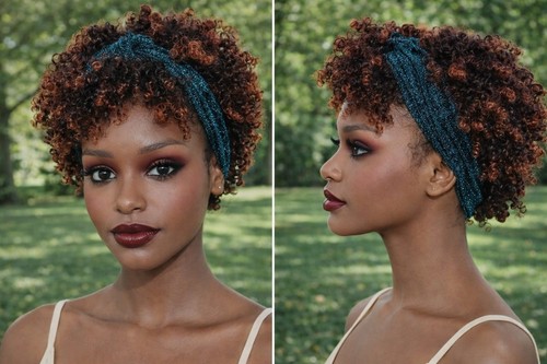 Perruque femme afro - afro, 6’’
