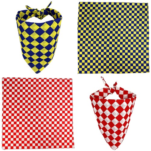 Bandana foulard carreaux - bandana, à