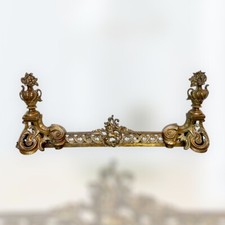 BARRE DE CHEMINÉE CHENETS