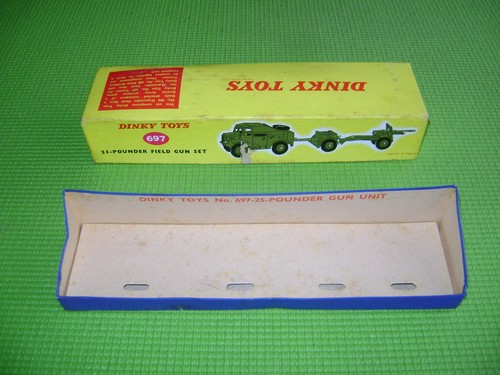 Dinky toys 697 - dinky, 25-pounder