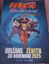 Affiche Poster Manga Naruto Shippuden Symphonic experience concert 2025