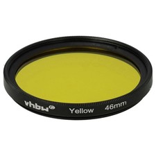 Filtre couleur jaune objectif