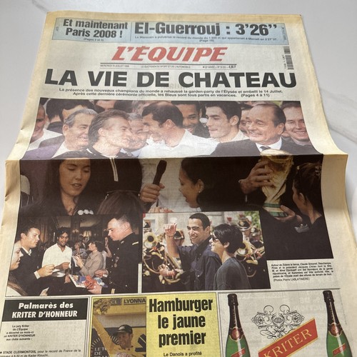 équipe juillet 1998 - 15,