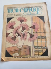 Mon ouvrage 1937 n°340  fleurs en plumes service ajpuré lingerie communion