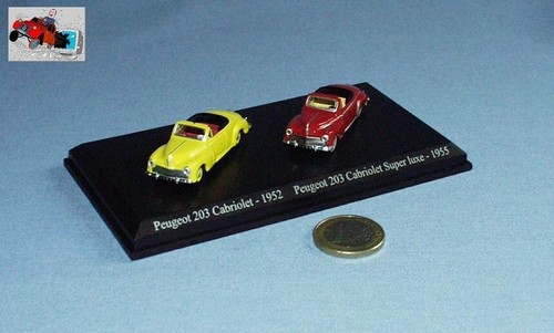 Coffret de peugeot - 1/87, :