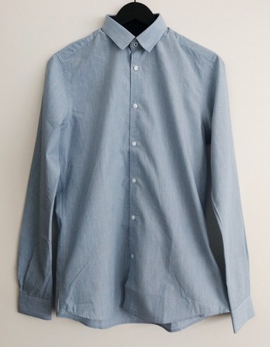 Chemise bleue manches longues