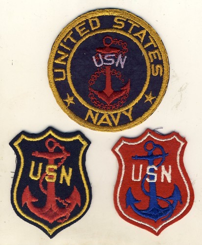 Navy ww2 3 patchs - ,