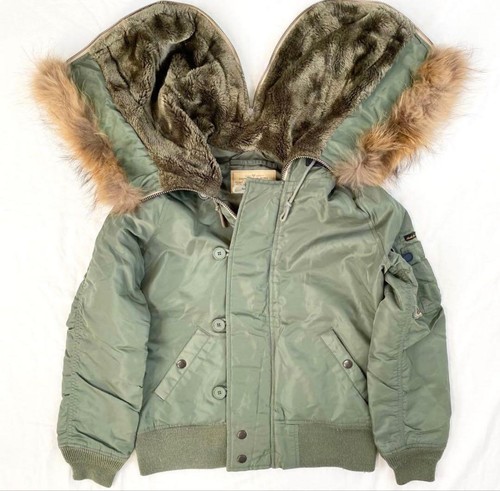 Avirex fur flight jacket - avirex,