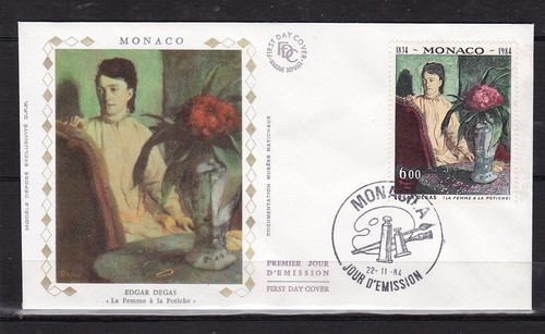 Enveloppe jour monaco 1984 - 1°,