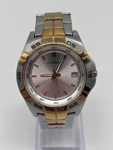 Montre homme fossil - montre, bicolore