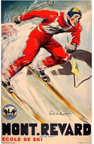 Affiche poster alpes - affiche,