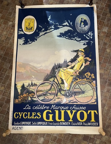 Cycles guyot affiche - "cycles,