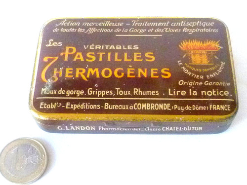 Ancienne boite pub pharmacie - boite,