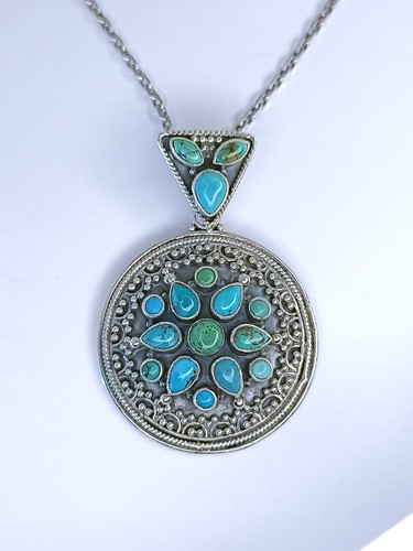 Ancien grand pendentif - pendentif, pierres