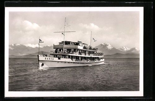 Carte postale bateau moteur - carte,