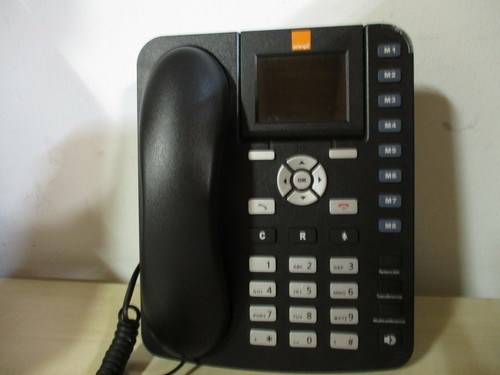 Téléphone orange tecdesk - téléphone,