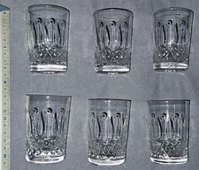 6 verres cristal de Lorraine