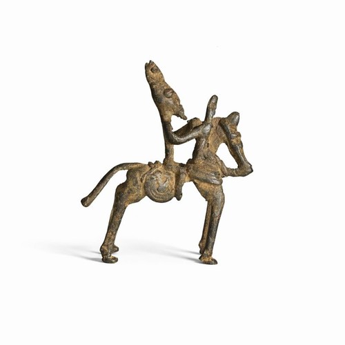 Cavalier dogon bronze cire - cavalier,