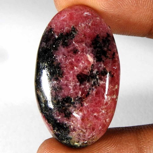 Cabochon rhodonite rose 100 - rose,