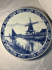 Grand plat delfts blauw - plat,