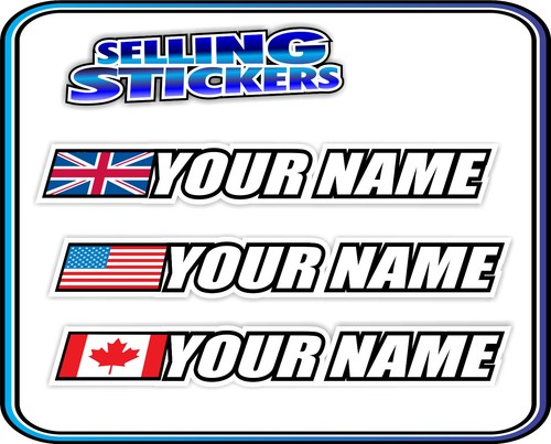 Bmx sticker custom name - bmx,