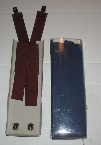 Suspenders new maroon - -,