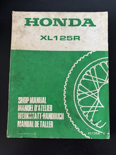 Manuel atelier honda xl125r - d,
