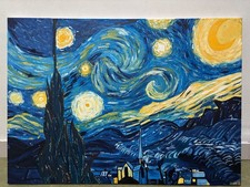 Reproduction Tableau de VAN GOGH ‘Starry Night’ par MelG.