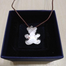 Collier Swarovski ours chaîne cristal élégant bijoux pendentif accessoiresD595