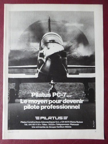 1979 pub pilatus 7 turbo - 12/1979,